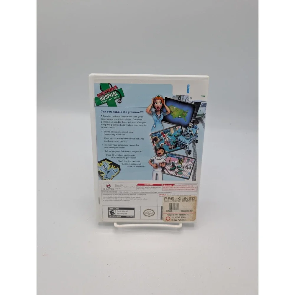 Hysteria Hospital‎ Nintendo Wii - Complete CIB